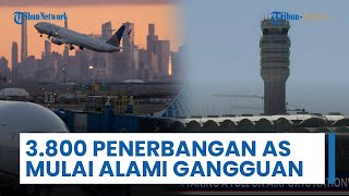 Ribuan Penerbangan Terganggu hingga Ancaman Penghentian Gaji Militer, Perang Internal di AS Memanas