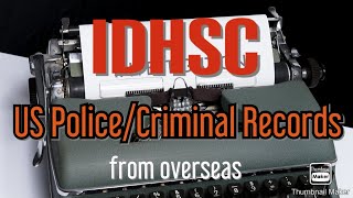 Requesting for US Police/Criminal Records from Outside US