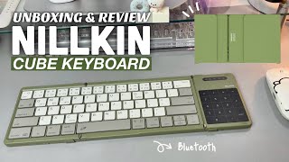 The Ultimate Travel Keyboard ⌨️ Nillkin Cube Foldable Bluetooth Keyboard Review ❤︎ Emmy Lou
