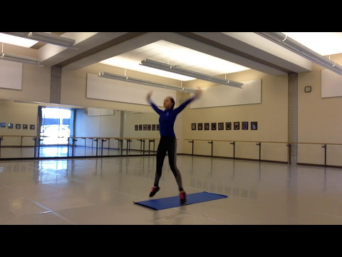 A full-body workout by a ballerina girl Taylor Ciampi