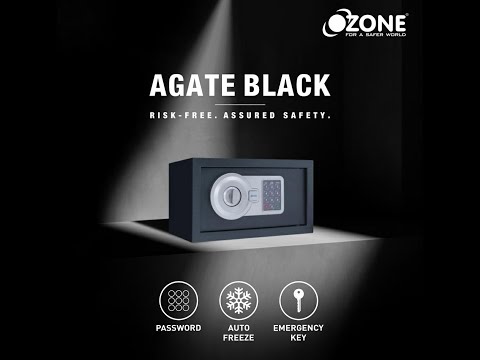 safe Electronic safe with key, suitable for offices and hotels, includes 2 emergency keys. video review thumbnail