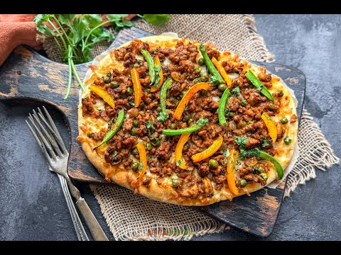 Delicious Keema Naan Pizza in 30 Minutes!