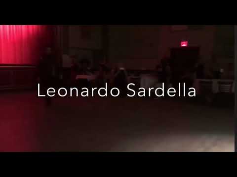  Johana Copes  and  Leonardo Sardella  are  dancing  to  the  tango  "  Mi Dolor  "