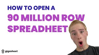 How To Open A Big CSV: 90 Million Row Spreadsheet #spreadsheettutorial #howto #csv