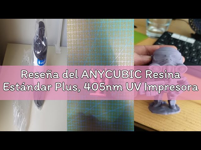Vídeo relacionado con ANYCUBIC Standard Resin para Impresora 3D, Resina UV 405 nm Estándar Resina, con Alta Precisión y Curado Rápido y Excelente Fluidez para la Impresoras 3D LCD DLP (Gris y Blanco, 2KG)