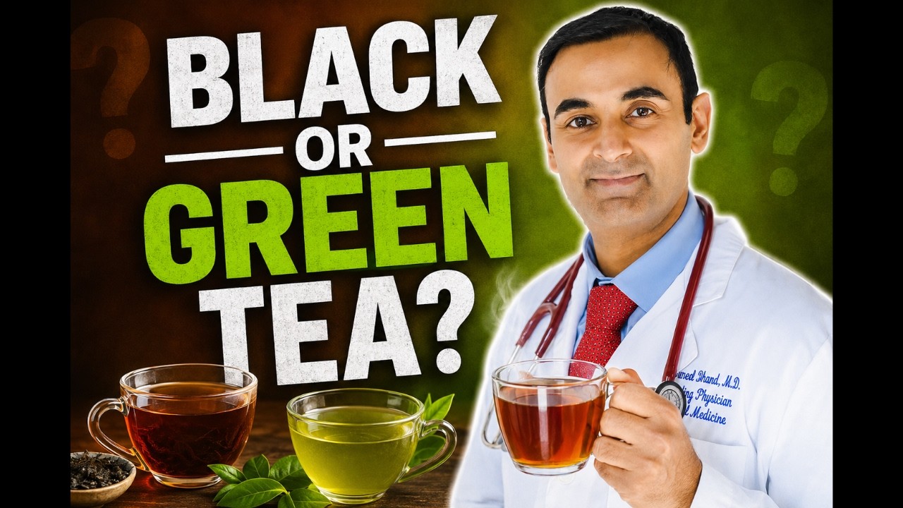 BLACK vs GREEN TEA: Which One Is Actually Healthier?