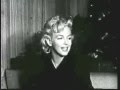 Marilyn Monroe Bus Stop Speaks to the press about Bus Stop - All About Marilyn