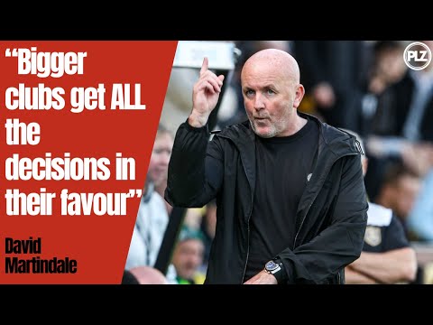 🗣 'Bigger clubs get ALL the decisions in their favour' I Full David Martindale Press Conference