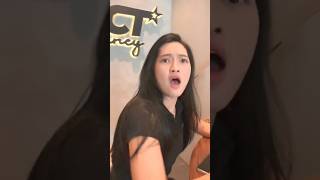 sheren mode kaget,: Sheren Nat tiktok,🙈🙉