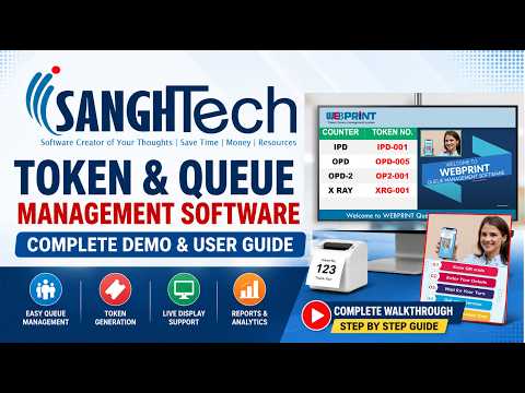 Token & Queue Management Complete Setup Guide (Hindi)