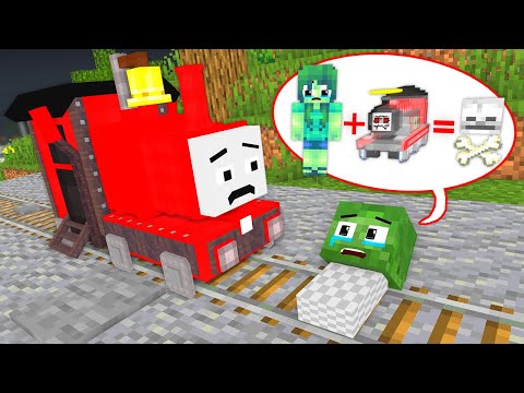 Monster School : Poor Zombie and Choo Choo Charles vs TIMOTHY GHOST TRAIN - Minecraft Animation