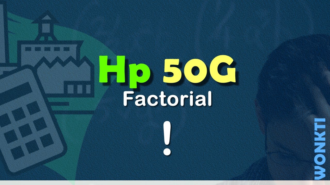 HP 50G: Factorial