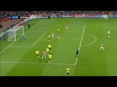 Arsenal vs Borussia Dortmund 2-0 Van-Persie goal 23.11.2011