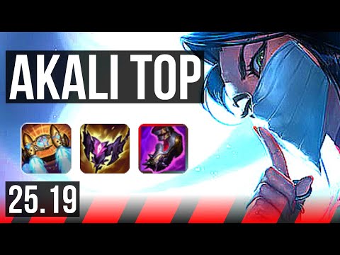 AKALI vs AATROX (TOP) | Legendary, 17/4/7, 43k DMG | EUW Master | 25.19