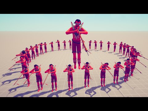 100x BLOWDART vs EVERY UNIT - Totally Accurate Battle Simulator TABS