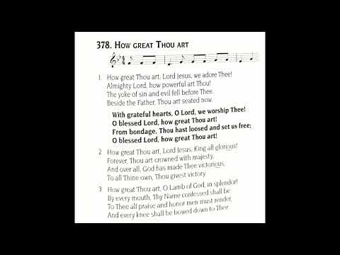 Hino 378 - Grandioso És Tu - Em Inglês (CCB/CCUS)