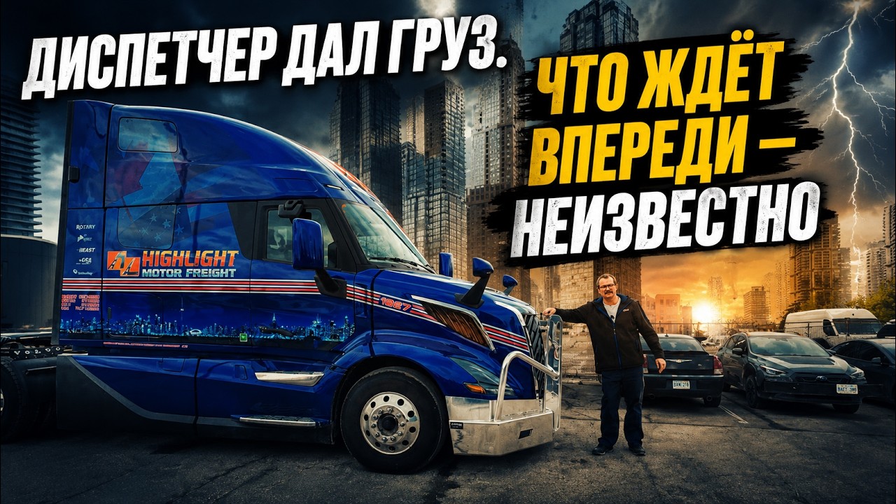 Диспетчер дал груз. Что ждёт впереди — неизвестно !!!
