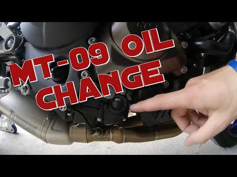 Yamaha MT-09 Oil Change