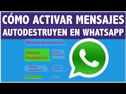 Cómo activar los mensajes que se autodestruyen en WhatsApp