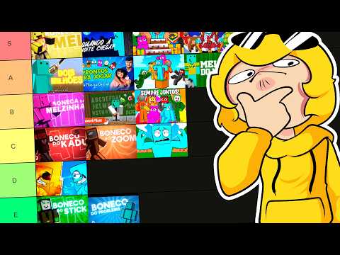 QUAL AS MÚSICAS MAIS VISTAS DA TURMA DO PROBLEMS?