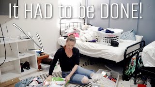 MESSY ROOM TRANSFORMATION | Deep Cleaning, Decluttering, and Organizing