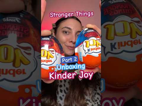 Kinder Joy - Stranger Things #unboxing What toy is inside? #strangerthings
