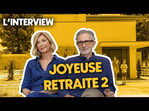 L'INTERVIEW - Michèle Laroque & Thierry Lhermitte pour JOYEUSE RETRAITE 2