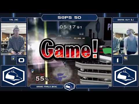 S@PS 50 Melee Singles - TRL (Peach/Marth/Falcon/Fox) vs Ideas Guy (Sheik/Fox) - Top 8 Grand Finals