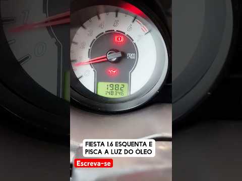 Fiesta 1.6 piscando a luz do óleo  #fiesta #luz #oleo #motor #fiesta #zetec #motorzetec ￼