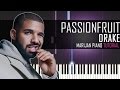 How To Play Drake Passionfruit Piano Tutorial