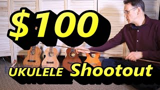 Video thumbnail for Ibanez UEWT5 vs Cordoba 15TM vs Kala KA-15T vs Kala KA-TEM Ukulele Review - Which is Best for $100? by GuitarBasement