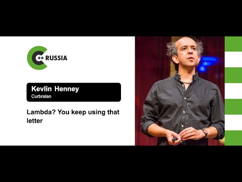 Kevlin Henney — Lambda? You keep using that letter