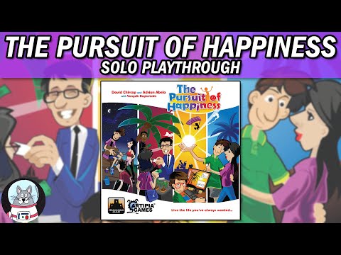 The Pursuit of Happiness + Expansions - Solo Playthrough