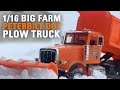 1 16 peterbilt dot toy plow truck by ertl big farm