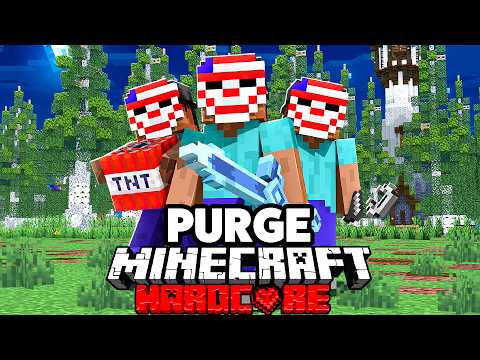 EPIC Sword4000 vs 100 Players in Minecraft Purge!