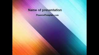 Abstract Rainbow PowerPoint Template by PoweredTemplate.com