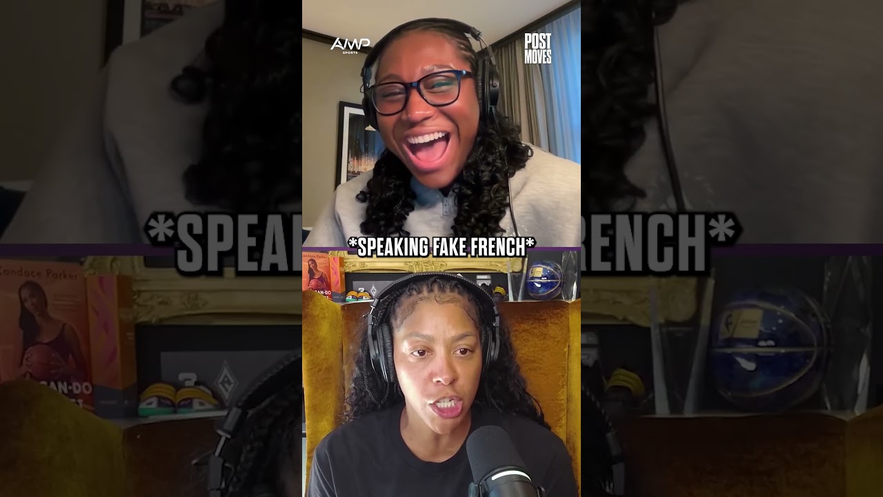 Bonjour, Holly Rowe! Can you teach Candace Parker some French? 🤌