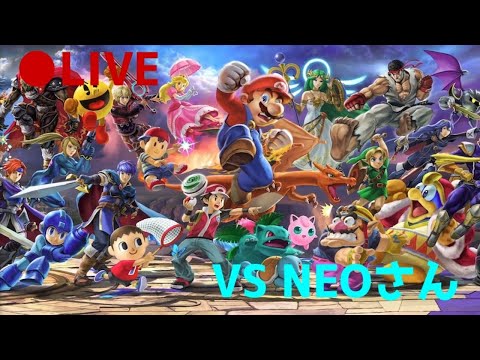 【スマブラＳＰ】ＮＥＯさんと漢と漢のガチンコ5先勝負！！