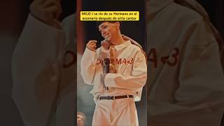 MILO J se ríe de su hermano SANTINO en su último Concierto! Video competo👇#miloj #milo #viralshorts