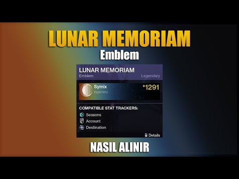 destiny 2 - Lunar Memoriam Emblem Nasıl Alınır (Pit of Heresy Dungeon)