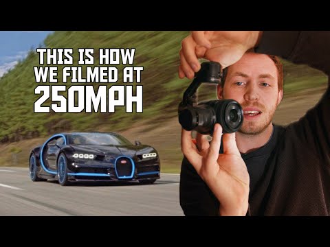 Cómo se filmó el Bugatti Chiron 