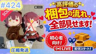 No424【梱包ライブ】丁寧に梱包！ホロライブBIGペア ぬいぐるみ　宝鐘クマリン