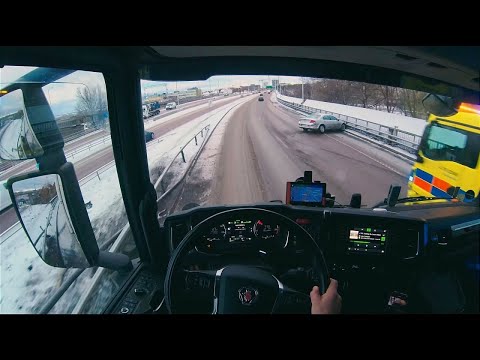 Stockholm Ferry POV Driving Scania R450