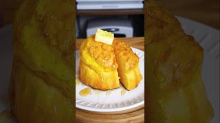 材料4つ！フライパンで焼かない！スフレパンケーキ作り方！#簡単レシピ