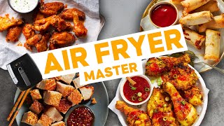 My best AIR-FRYER recipes …spring rolls, wings, pork belly, ‘fried’ chicken! | Marion's Kitchen