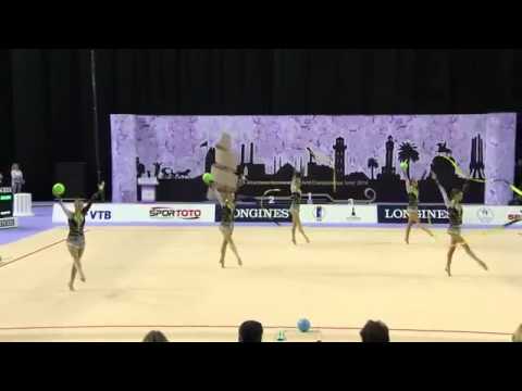 WC 2014 Izmir Finals Bulgaria 3 balls 2 ribbons