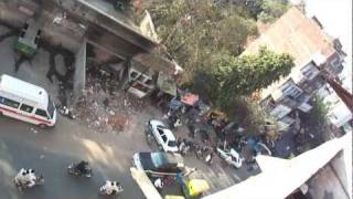 The view from the roof of Hotel Alka in Ahmedabad, Gujarat, India; 3rd February 