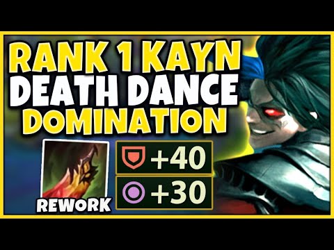 *NEW* DEATH DANCE MAKES KAYN THE MOST INSANE TANK - League of Legends