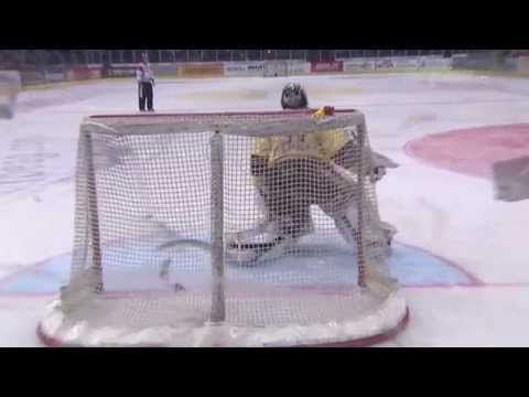 ZSC Lions vs Servette Genf Belle vom 10 4 2014 Penalty Nilson Robert