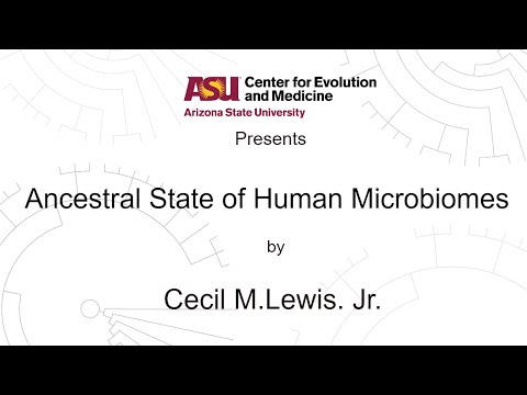 Ancestral State of Human Microbiomes | Cecil M.Lewis. Jr.
